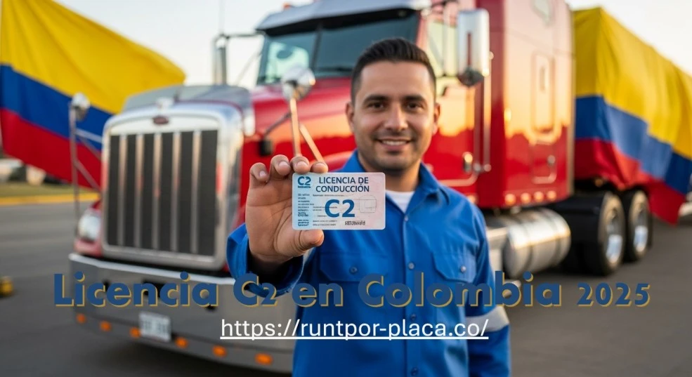 Licencia C2 en Colombia 2025