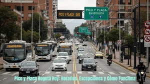 Pico y Placa Bogotá Hoy