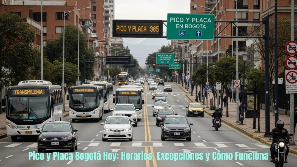 Pico y Placa Bogotá Hoy